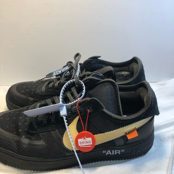 Nike x Off White AF1 Black size 8 US used no Og box - Picture 16 of 16